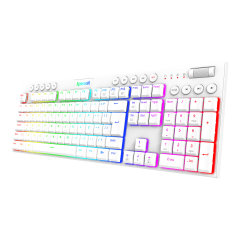 TECLADO MECANICO RGB REDRAGON HORUS PRETO COM SWITCH AZUL