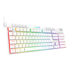 TECLADO MECANICO RGB REDRAGON HORUS PRETO COM SWITCH AZUL