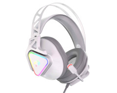 HEADSET GAMER REDRAGON RGB CADMUS BRANCO
