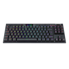 TECLADO MECANICO GAMER REDRAGON HORUS TKL RGB PRETO SWITCH AZUL