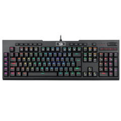 TECLADO OPTICO GAMER BRAHMA PRO RGB  PRETO SWITCH VERMELHO