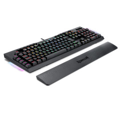 TECLADO OPTICO GAMER BRAHMA PRO RGB  PRETO SWITCH VERMELHO