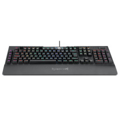 TECLADO OPTICO GAMER BRAHMA PRO RGB  PRETO SWITCH VERMELHO