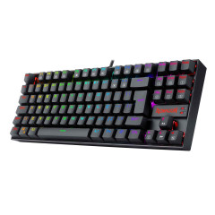 TECLADO MAGNÉTICO GAMER KUMARA PRO RGB PRETO SWITCH VERMELHO ABNT2