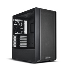 GABINETE GAMER LANCOOL 216 PRETO 2 FAN PWM 160mm FRONTAL E 1 FAN PWM de 140 mm TRASEIRA