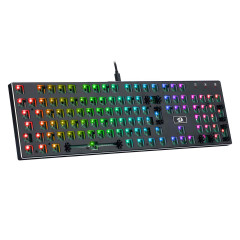 BASE PARA TECLADO MECANICO GAMER DEVARAJAS-BAREBONE EDITION PRETO RGB
