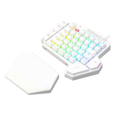 TECLADO MECANICO GAMER DITIX RGB BRANCO SWITCH AZUL