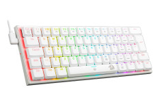 TECLADO MECANICO GAMER REDRAGON ANIVIA BRANCO RGB COM SWITCH MARROM ABNT-2