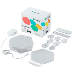 NANOLEAF SHAPES HEXAGONS BRANCO COM 7 PECAS