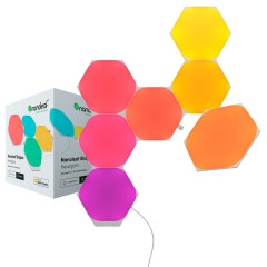 NANOLEAF SHAPES HEXAGONS BRANCO COM 7 PECAS