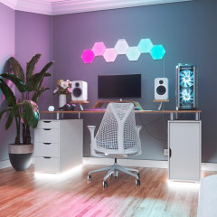NANOLEAF SHAPES HEXAGONS BRANCO COM 7 PECAS
