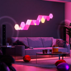NANOLEAF SHAPES HEXAGONS BRANCO COM 7 PECAS