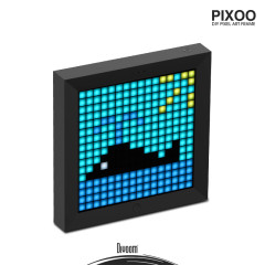 PAINEL DIGITAL DIVOOM COM ARTE DE PIXEL MODELO PIXOO PRETO