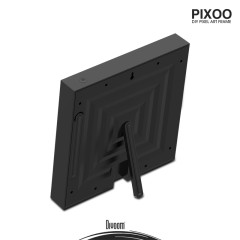 PAINEL DIGITAL DIVOOM COM ARTE DE PIXEL MODELO PIXOO PRETO