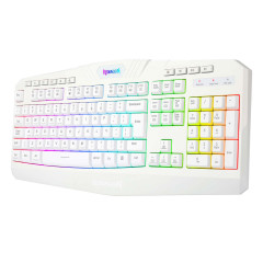 TECLADO MEMBRANA GAMER HARPE 2 RGB BRANCO