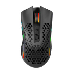 MOUSE GAMER REDRAGON STORM PRO RGB WIRELESS PRETO S/F