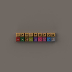 KEYCAPS AKKO ONE PIECE CALLIGRAPHY OSA