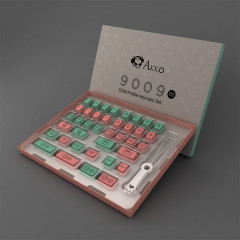 KEYCAPS AKKO PROFILE OEM PBT DYE-SUB 9009 RETRO R2 INDUSTRIAL STYLE NOVELTY (38-KEY)