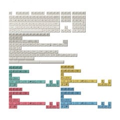 KEYCAP AKKO PROFILE MDA PBT DOUBLE SHOT CREAM