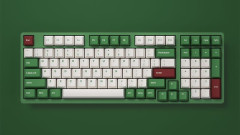 KEYCAP AKKO PROFILE OSA PBT DOUBLE SHOT MATCHA RED BEAN