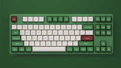 KEYCAP AKKO PROFILE OSA PBT DOUBLE SHOT MATCHA RED BEAN