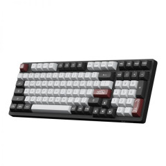 TECLADO GAMER SWITCH AKKO JELLY PURPLE TACTILE KEYCAPS ASA PBT DOUBLE SHOT 1800 COMPACT  MODELO DRACULA CASTLE 3098S RGB