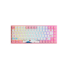TECLADO GAMER SWITCH AKKO JELLY PURPLE TACTILE KEYCAPS OSA PBT DYE-SUB 75% LAYOUT MODELO 3084B PLUS WORLD TOUR TOKYO