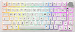 TECLADO GAMER SWITCH AKKO AIR LINEAR KEYCAPS OSA PBT DOUBLE SHOT 75% LAYOUT MODELO PC75B PLUS AIR