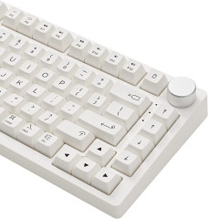 TECLADO GAMER SWITCH AKKO AIR LINEAR KEYCAPS OSA PBT DOUBLE SHOT 75% LAYOUT MODELO PC75B PLUS AIR