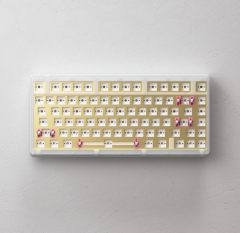 TECLADO BAREBONE MODELO ACR TOP 75 WHITE(ACRYLIC)