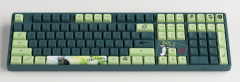TECLADO GAMER SWITCH AKKO RADIANT RED LINEAR KEYCAPS JDA PBT DYE-SUB FULL-SIZE MODELO NARUTO KAKASHI 5108