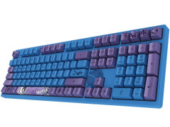 TECLADO GAMER SWITCH AKKO 2ND GEN ORANGE TACTILE  KEYCAPS OEM PBT DYE-SUB FULL-SIZE MODELO NARUTO SASUKE 3108V2