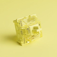 SWITCH PARA TECLADO MECANICO LINEAR AKKO MODELO CREAM YELLOW