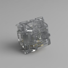 SWITCH PARA TECLADO MECANICO LINEAR MODELO CRYSTAL SILVER