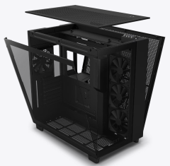 GABINETE GAMER NZXT H9 FLOW PRETO COM FAN MODELO CM-H91FB-01
