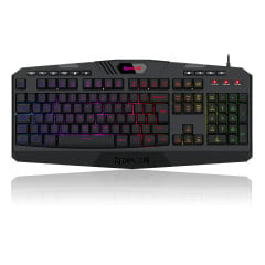 TECLADO MEMBRANA GAMER HARPE 2 RGB PRETO