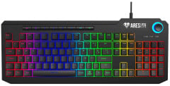 TECLADO MEMBRANA GAMDIAS ARES P2 ABNT2 PRETO
