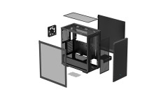 GABINETE GAMER DEEPCOOL CH 510 PRETO