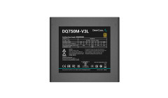 FONTE GAMER DQ750M - V3L 80 PLUS GOLD FULL MODULAR PRETO SEM CABO DE FORÇA