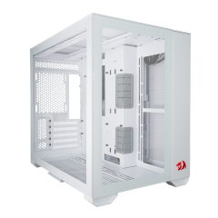 GABINETE GAMER LIAN LI - REDRAGON MODELO O11DYNAMIC MINI BRANCO