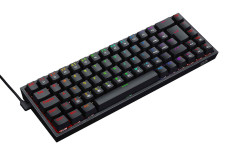 TECLADO MECANICO GAMER CASTOR RGB PRETO SWITCH MARROM ABNT2