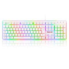 TECLADO GAMER MEMBRANA DYAUS 2RGB BRANCO