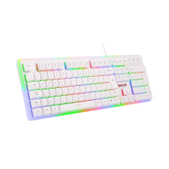 TECLADO GAMER MEMBRANA DYAUS 2RGB BRANCO