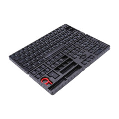 JOGO COMPLETO DE TECLAS  SCARAB PBT PRETO ABNT-2
