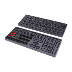 JOGO COMPLETO DE TECLAS  SCARAB PBT PRETO ABNT-2