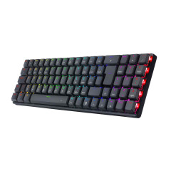 TECLADO MECANICO GAMER ASHE PRO RGB PRETO SWITCH MARROM