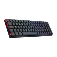 TECLADO MECANICO GAMER ASHE PRO RGB PRETO SWITCH MARROM