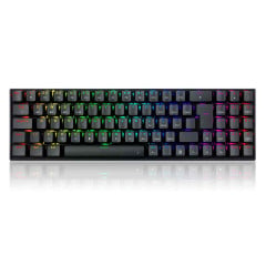 TECLADO MECANICO GAMER ZED PRO RGB PRETO SWITCH MARROM