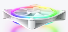 KIT FAN GAMER NZXT F120RGB DUO COM 3 FANS BRANCO + CONTROLADORA