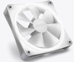 KIT FAN GAMER NZXT F120RGB DUO COM 3 FANS BRANCO + CONTROLADORA
